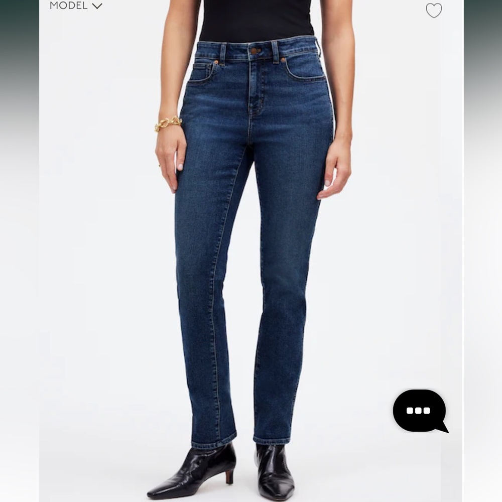 Madewell Stove Pipe Jeans- size 28